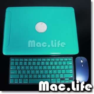 SALE T Macbook White13 Hard Case +Keyboard Skin+Mouse  