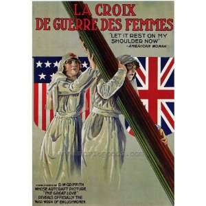  La Croix de Guerre des Femmes Poster Movie 27x40: Home 