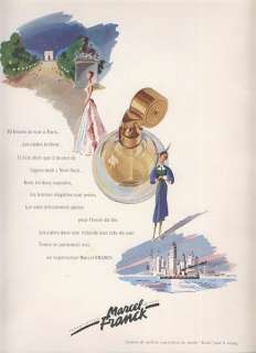 VAPORISATEUR MARCEL FRANCK 1952 FRENCH ADVERTISING  