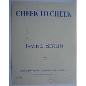  Cheek to Cheek Irving Berlin Books