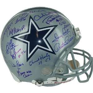 1970s Cowboys Greats Team Signed Helmet 