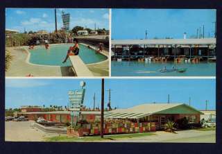   Sands Motor Lodge and Marina Port Isabel Texas TX postcard  