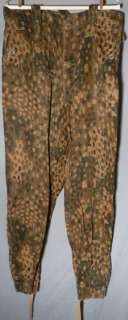 Rare WW2 German Elite Dot Pattern Camouflage Trousers    