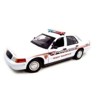  WEST WARWICK POLICE CAR FORD CROWN VIC 1:18 MODEL 