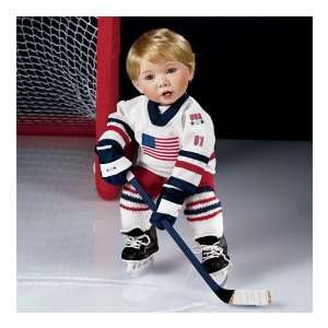  He Shoots He Scores Little Boy Doll: Collectible All American Hockey 