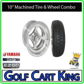 RHOX Indy Low Profile Golf Cart 10 Wheel & Tire Combo  