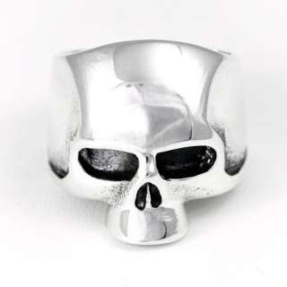 KEITH RICHARDS STYLE SKULL RING STERLING SILVER925 13  