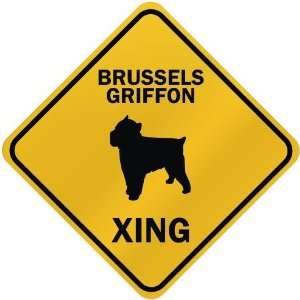    ONLY  BRUSSELS GRIFFON XING  CROSSING SIGN DOG