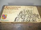 Vintage Lowe Tournament Chessmen Staunton Pattern Felted Chess Set 