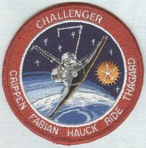 NASA Space Shuttle Challenger STS 7 Patch  
