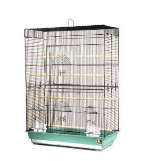   Cage, 24 Inch by 18 Inch by 28 Inch, Ocean Blue/Granite: Pet Supplies