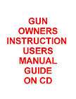 BROWNING BDA 380 PISTOL OWNERS INSTRUCTION GUIDE MANUAL ON CD