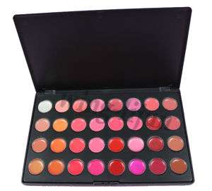 New Professional 32 Color Lip Gloss Palette Make up  