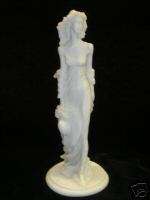 Sexy Woman with Hat and Flowers Statue Italy Marble  