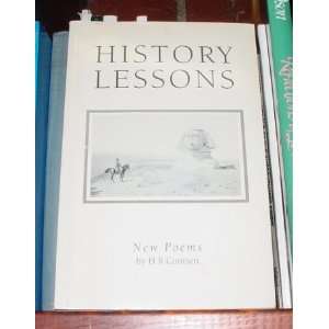  History lessons [poems] (9781891979002) Herbert R 