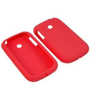   Sleeve Gel Cover Skin Case for AT&T, T Mobile LG Optimus Net P690  Red