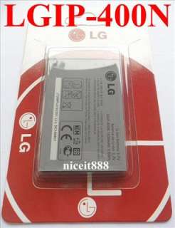 NEW Battery LGIP 400N For LG Optimus C M S T U V MS690 LS670 P509 