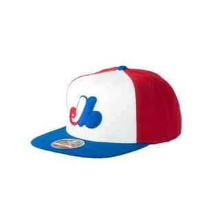  MLB Mens Montreal Expos Blockhead Snapback Cap (Multi 