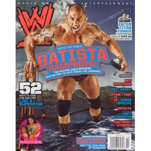  WWE Magazine October 2008 Batista Cover WWE Books