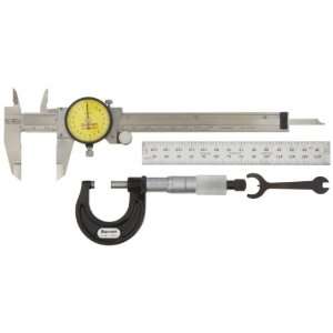 Starrett S909MZ Millimeter Basic Precision Measuring Tool Set:  