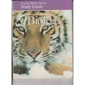   Biology   Copying Master Version   Study Guide (9780153607127) Books