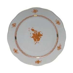  Herend Chinese Bouquet Rust Round Platter: Kitchen 