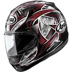  Arai Signet Q Flash Helmet   X Large/Red: Automotive