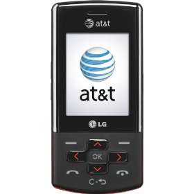 Wireless: LG CF360 Phone, Red (AT&T)