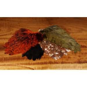  India Hen Back Fly Tying Feather
