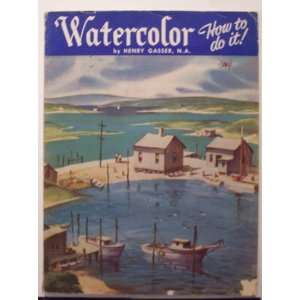  Watercolor How to Do it Painting Craft book Books