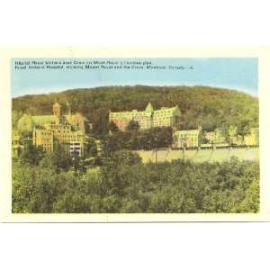   Royal Victoria Hospital with view of Mount Royal   Montreal Quebec