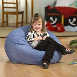  Small Denim Lounger Bean Bag Chair: Toys & Games