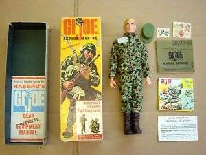 Gi Joe Nice vintage Action Marine Blond with Box NIB  