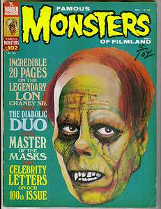 Famous Monsters #102 Lon Chaney Sr.! Colin Clive! Dwight Frye! Verne 
