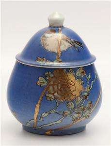 Signed Late 19th Century Meiji Japanese Porcelain Hand Painted Lidded 