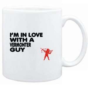  Mug White  I AM IN LOVE WITH A Vermonter GUY  Usa States 