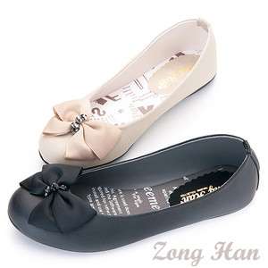 Womens Bowknot Round Toe Style Comfy Ballet Flat Bow Slip on Shoes 