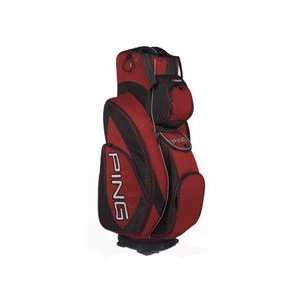  Ping Pioneer LC Cart Bag  Inferno Red Black Sports 