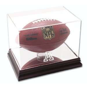 University of Arizona Mahogany Logo Football Case:  Sports 