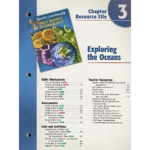   & Technology Chapter 3 Resource File: Exploring the Oceans: Grade 8