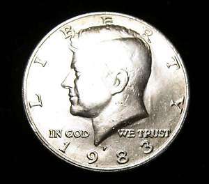 1983 P Kennedy Half Dollar   Brilliant Uncirculated  
