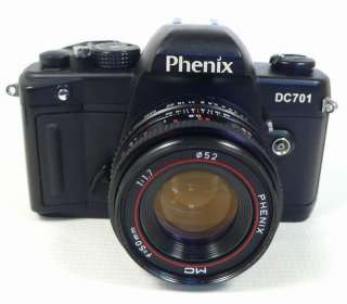 RARE PHENIX DC701 35mm Film SLR Camera MD Mount Lens  