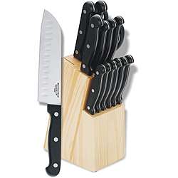 Bakelite Handle 15 piece Knife Block Set  