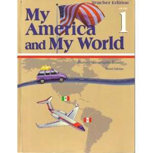  America & My World, History/Geography Reader, Teacher Edition, Grade 