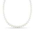 14k Gold White South Sea Pearl and Diamond Necklace (9 10 mm) MSRP 