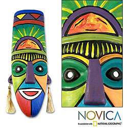 Ceramic Inca Preist Mask (Peru)  
