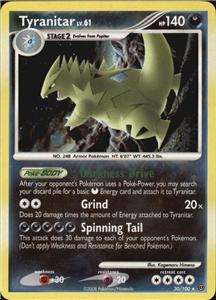 2X (pkSS049) TYRANITAR Pokemon HOLOFOIL Card # 30/100  
