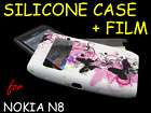   Bundle Case Skin Cover Charger LCD Protector Film for Nokia N8