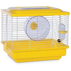 Prevue Pet Products Single Story Yellow Hamster/Gerbil Cage SP2002Y 
