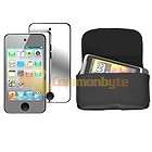 Leather Case Cover iPod Touch 4th 4 Gen w Belt Clip  
